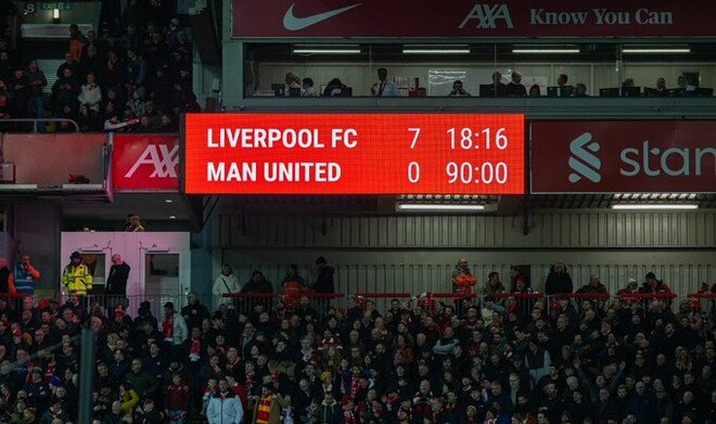 Невероятный результат в матче Манчестер Юнайтед и Ливерпуль