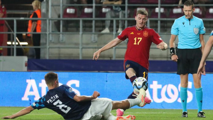 Гол сборной Испании на 1 минуте помог обыграть Хорватию в рамках Евро U-21
