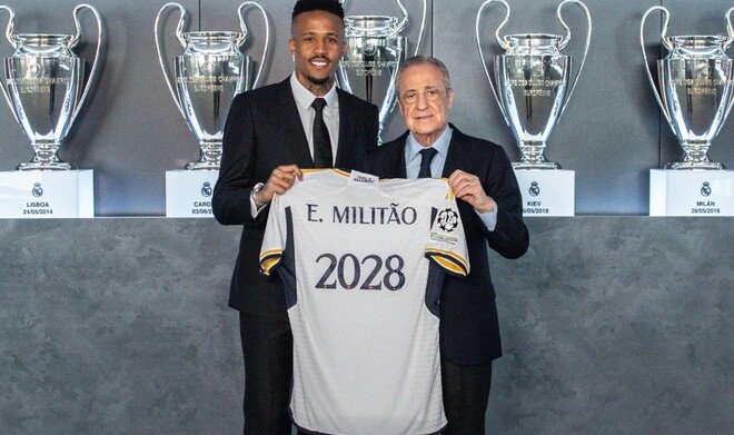 Эдер Милитао продлевает контракт с «Реалом» до 2028 года