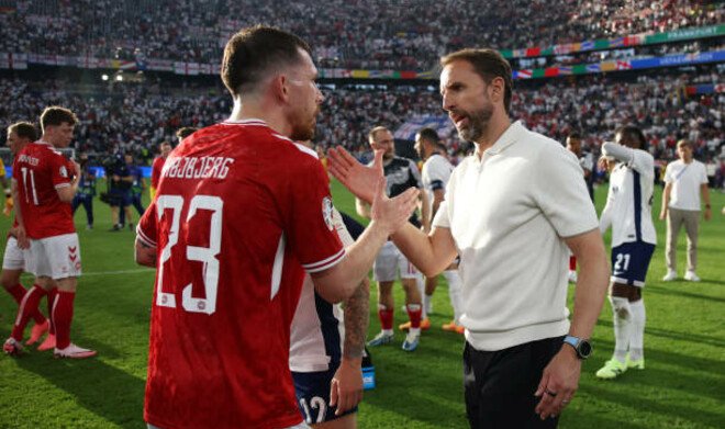 Стало известно, кого назвали лучшим игроком матч между Данией и Англией в рамках Евро-2024