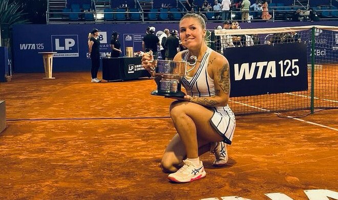 Олейникова заработала 31 тысячу долларов за два трофея WTA 125