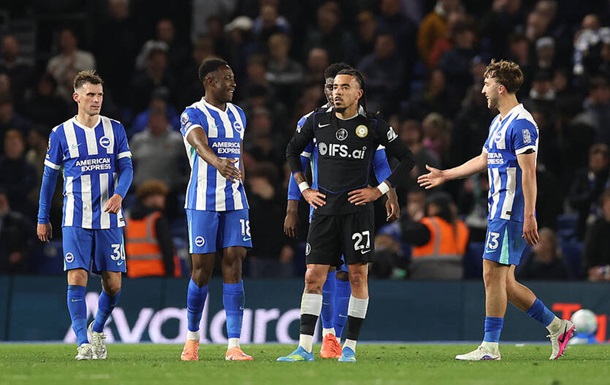 Челси разгромно уступил Брайтону
