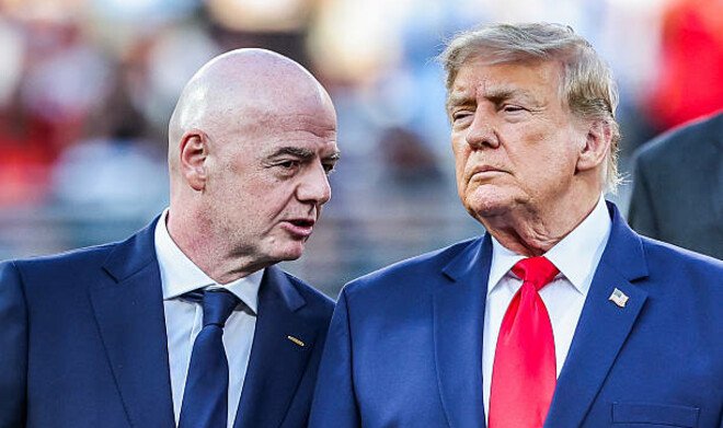 Инфантино ищет поддержку Трампа